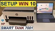 HP Smart Tank 7001 Setup Windows 10 Laptop.