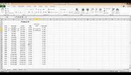 Sales Growth Calculation in Excel