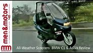 All-Weather Scooters: BMW C1 & Adiva Review