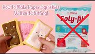 HOW TO MAKE A PAPER SQUISHY WITHOUT COTTON! | DIY PAPER SQUISHY | applefrog