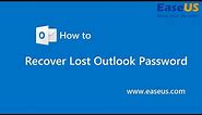 How to Recover Lost Outlook Password