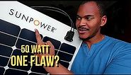 The SunPower 50 Watt Flexible Panel Is Great BUT...