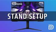 SAMSUNG Odyssey G3 24-Inch Gaming Monitor Stand Setup