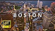 Boston, Massachusetts, USA 🇺🇸 in 4K ULTRA HD 60FPS Video by Drone