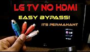 LG TV NO Signal HDMI Fixed - Permanant Bypass HDMI to RCA Converter