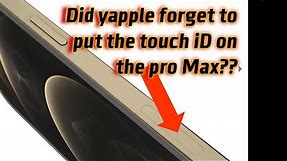 iPhone 12 Pro Max - Touch ID?