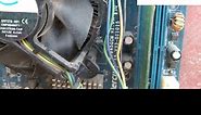 cpu temperture control 4 pin CPU fan contector in the mother board