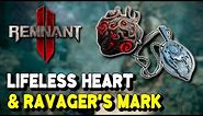 Remnant 2 How to get LIFELESS HEART Secret Relic & RAVAGER'S MARK Amulet (How to use Fruit of Death)