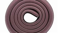 M2cbridge L Shape Extra Thick Furniture Table Edge Protectors Foam Baby Safety Bumper Guard 6.5 Ft (Brown)