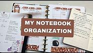 How I Organize My Notebook #notebook #organization