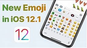 New Emoji in iOS 12.1