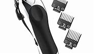Wahl USA Chrome Pro Corded Clipper Complete Haircutting Kit for Men – Powerful Total Hair Clipping, Beard Trimming, & Grooming - Model 3024635