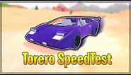 Torero Speed Test || Roblox Jailbreak