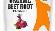 BulkSupplements.com Organic Beet Root Powder - Beet Powder Organic, Beetroot Supplement - Superfood Supplement, Vegan & Gluten Free - 3500mg per Serving, 500g (1.1 lbs) (Pack of 1)