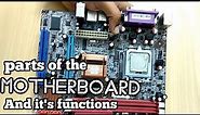 Parts of the Motherboard and it's functions | Telugu | Hardware & Networking Tutorial-6|