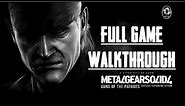 MGS 4 - Full Game Walkthrough - No Alerts - No Commentary