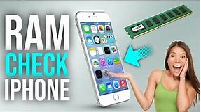 How To Check iPhone RAM | How To Find iPhone RAM | How To Check iPhone RAM in Hindi |