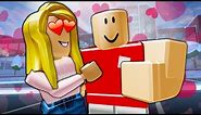 SHE FELL IN LOVE WITH A NOOB: A ROBLOX LOVE STORY MOVIE
