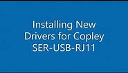 Installing New Prolific Drivers for Copley SER-USB-RJ11