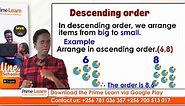 What is Descending Order? Meaning, Definition, Examples