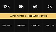 The Definitive Aspect Ratio & Resolution Guide For Video: 2K, 4K, 6K, 8K & Every Other Major Format - Noam Kroll
