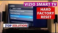 How to do Hard Factory Reset a VIZIO Smart TV | Reset VIZIO Smart TV to Factory Setting