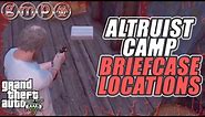Altruist Camp Side Mission / Briefcase Locations 4 x $25,000 | GTA V (5) GUIDE
