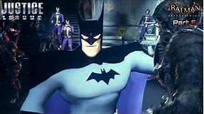 Batman Arkham knight | Justice League Animated Series Bat Suit Mod Gameplay Part 6