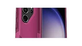 OtterBox Galaxy S23 Ultra Commuter Series Case - INTO THE FUCHSIA (Pink), slim & tough, pocket-friendly, with port protection