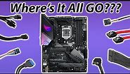 Where do all your PC Parts Plug In?!?! Motherboard Connectors