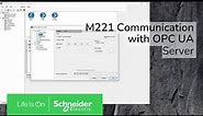 M221 Communication with an OPCUA Server | Schneider Electric