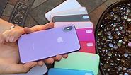 iPhone X Ultra Thin Purple Case