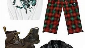 Aesthetic 80s Punk Outfit Idea for Men ✮