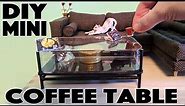 DIY Miniature Display Case Coffee Table Tutorial