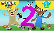 Hello NUMBER 2! Count with me! | Learn to Count Numbers with Akili and Me | Learning for toddlers