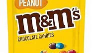 M&M'S Milk Chocolate Candies, Milk Chocolate And Peanuts, 38 Oz Bag