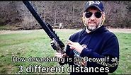How devastating is 50 Beowulf at 3 different distances?