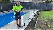 How To Install Frameless Glass Pool Fencing With Base Plate Spigots - Outback Fencing