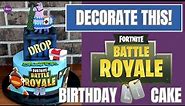 Decorate With Me! Awesome FORTNITE BATTLE ROYALE Cake!