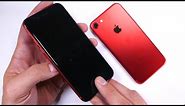 Want a BLACK screen on your RED iPhone 7?