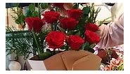Red rose bouquet arrangements 🌹 - Flower Creations