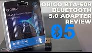 ORICO BTA-508 Wireless USB Bluetooth 5.0 Adapter Setup & Review! Best USB Bluetooth Dongle for PC?