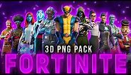 200+ Fortnite character PNG pack for your thumbnails!