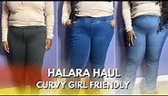 Halara Haul Try On & Review | Denim Leggings (curvy friendly)