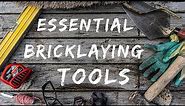 ESSENTIAL BRICKLAYING TOOLS [Bricklaying for beginners e.p 1]
