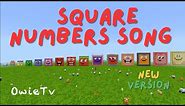 Square Numbers Song | Counting Songs for Kids | Minecraft Numberblocks Counting Songs for Kids