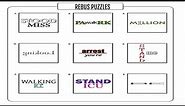 Rebus Brain Teasers Puzzles with Pictures and Answers