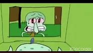 Squidward crying mirror meme
