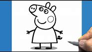 Heo Peppa Hướng Dẩn Vẽ Và Tô Màu - How To Draw Peppa Pig - HD Drawing