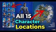 All 15 Character Locations | Fortnite - Chapter 5, Season 1